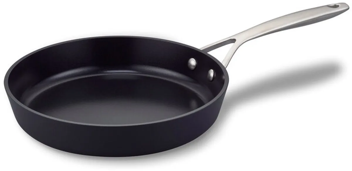 Zenn Koekenpan - Ø 24 cm - Braadpan - Dubbele antikleeflaag - Gerecycleerd Aluminium - RSV-steel - PFAS-vrij - Geschikt voor inductie - Donkerblauw de Brabantia en Noir – photo produit