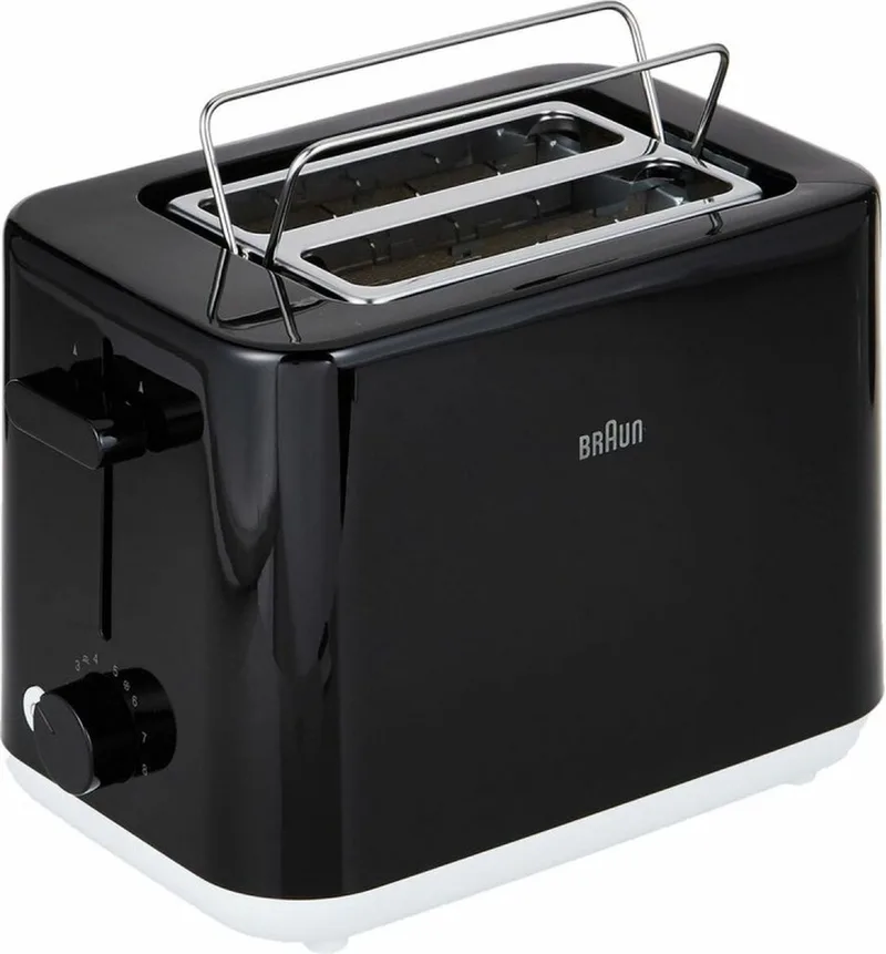 Breakfast1 HT1010BK Broodrooster von Braun in Schwarz – Produktfoto