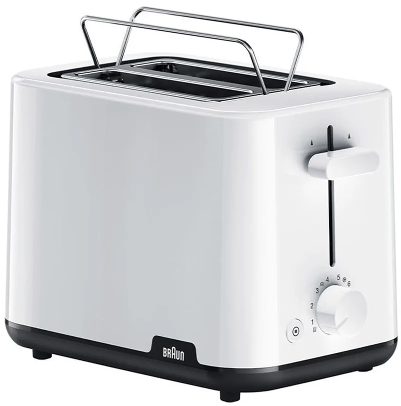 Broodrooster Braun HT1010WH 2R 900 W von Braun in Weiß – Produktfoto