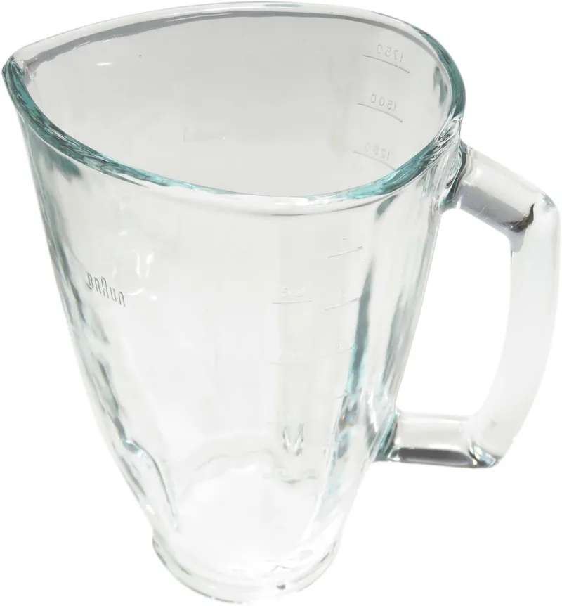 glazen mengbeker van keukenmachine - 1,75 liter - mixbeker - mixerglas nr. 64184642 - 6.4184642 - AS00000035 - BR64184642 by Braun in Transparent – product photo