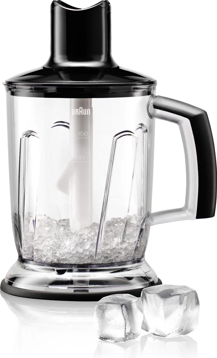 MQ 40 BL Hakmolen - Staafmixeraccessoire by Braun in Black – product photo