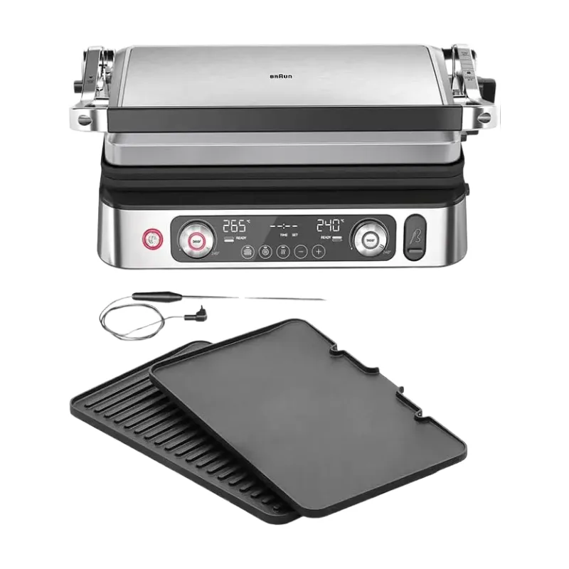 MultiGrill 9 Pro CG9160 Elektrogrill Schwarz Edelstahl van Braun – productfoto