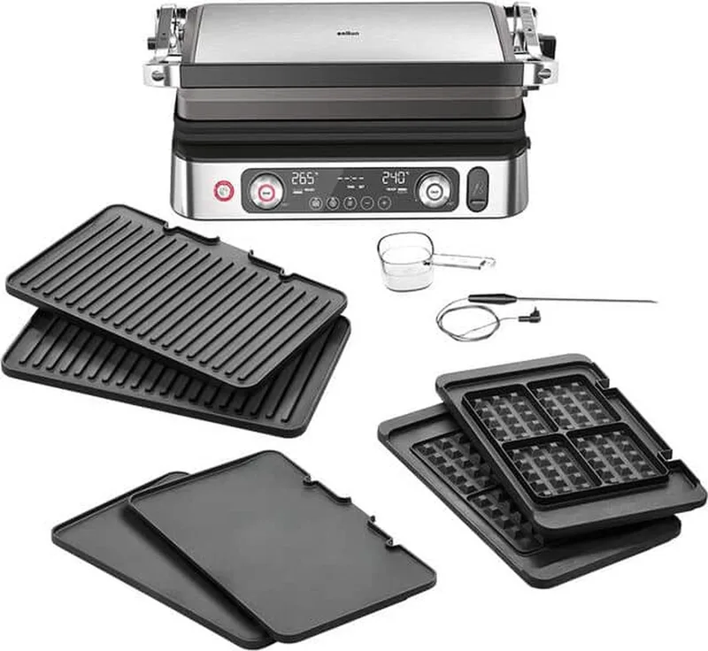 MultiGrill 9 Pro CG9167 - Contactgrill - RVS von Braun in Schwarz – Produktfoto