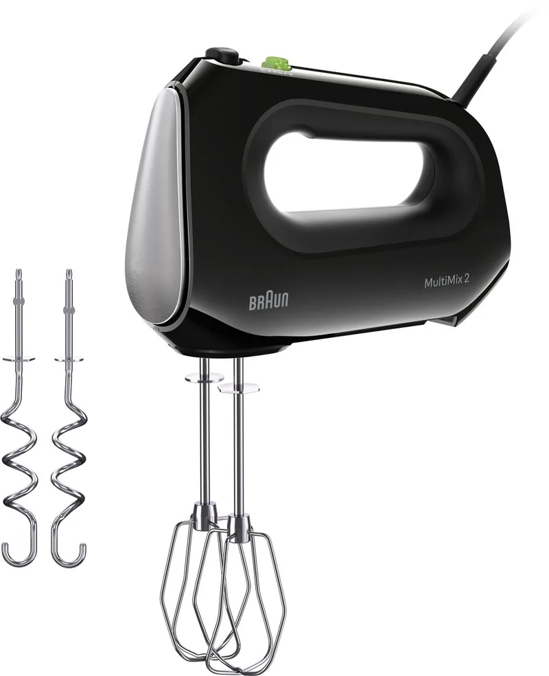 MultiMix 2 HM2110BK – Handmixer – Lichtgewicht - 4 snelheden - Turbofunctie - 500 W fra Braun i Sort – produktbillede