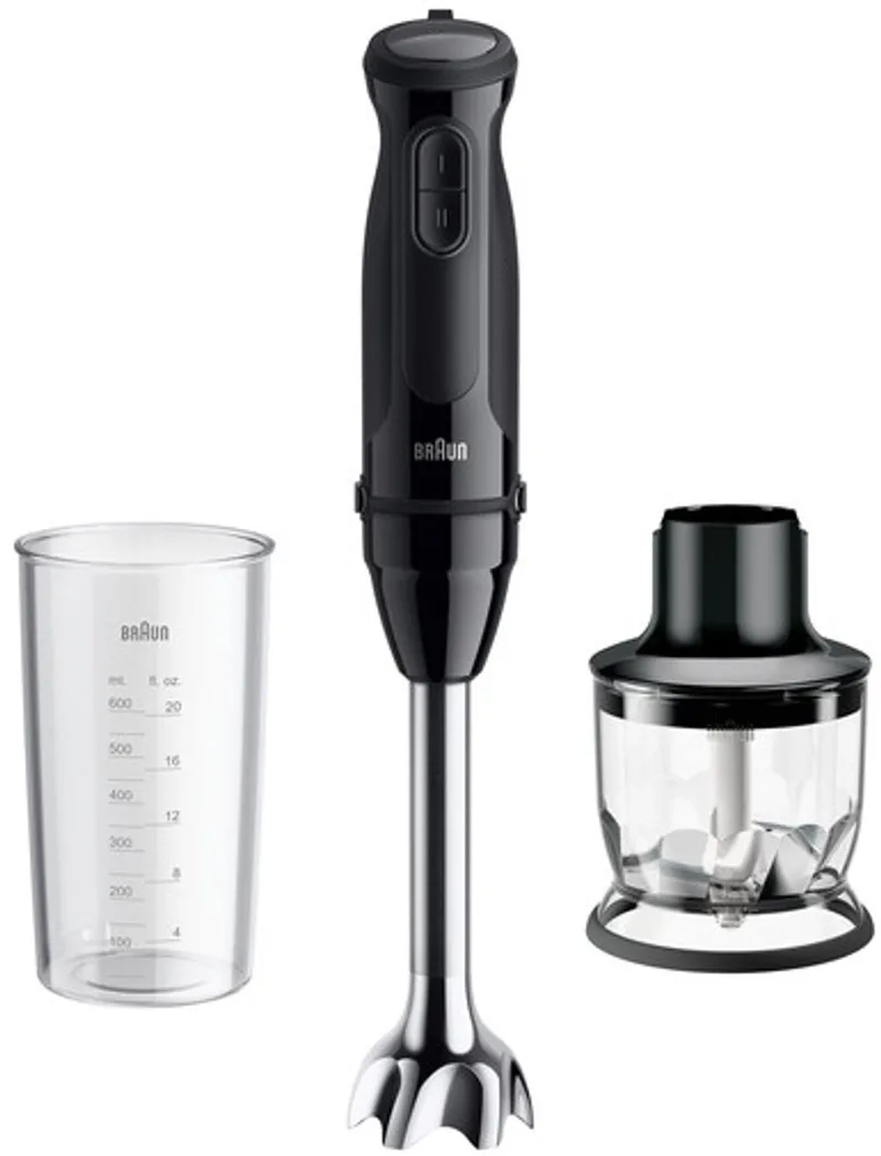 MultiQuick 3 MQ30201M 0,6 l Staafmixer 900 W Gesatineerd staal von Braun in Schwarz – Produktfoto
