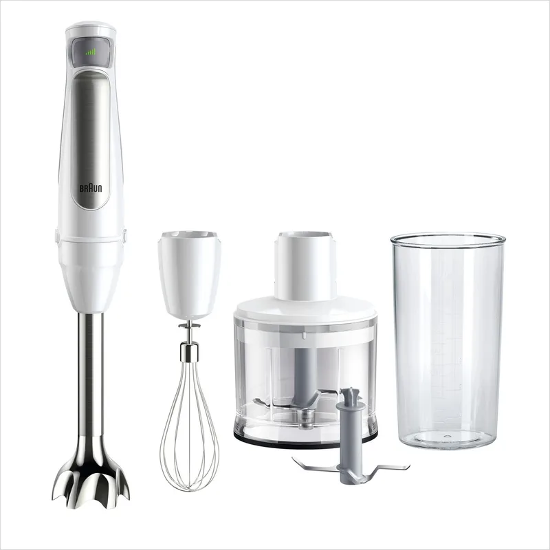 MultiQuick 7 MQ7035IWH - Staafmixer - 1000 W - 0,6 L von Braun in Weiß – Produktfoto 1 von 2