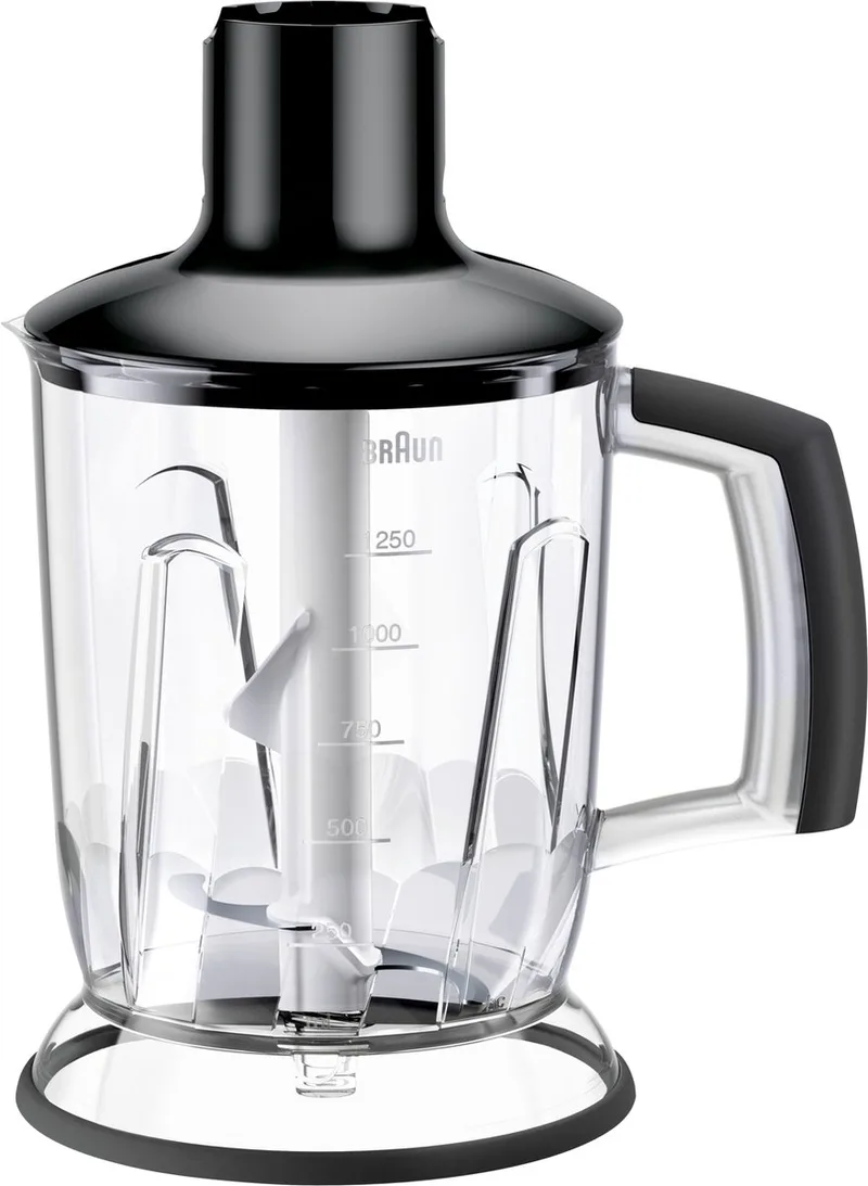 MultiQuick MQS601BK Staafmixeraccessoire - Hakmolen/Blender - Geschikt voor EasyClick+ systemen von Braun in Schwarz – Produktfoto