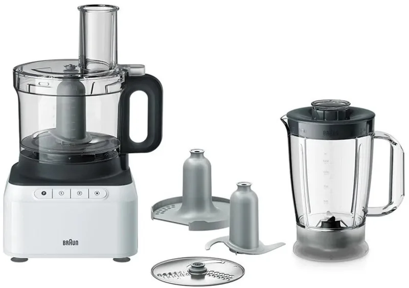 PurEase Foodprocessor FP 3131 WH - 2,1 liter van Braun in Fp3131wh – productfoto