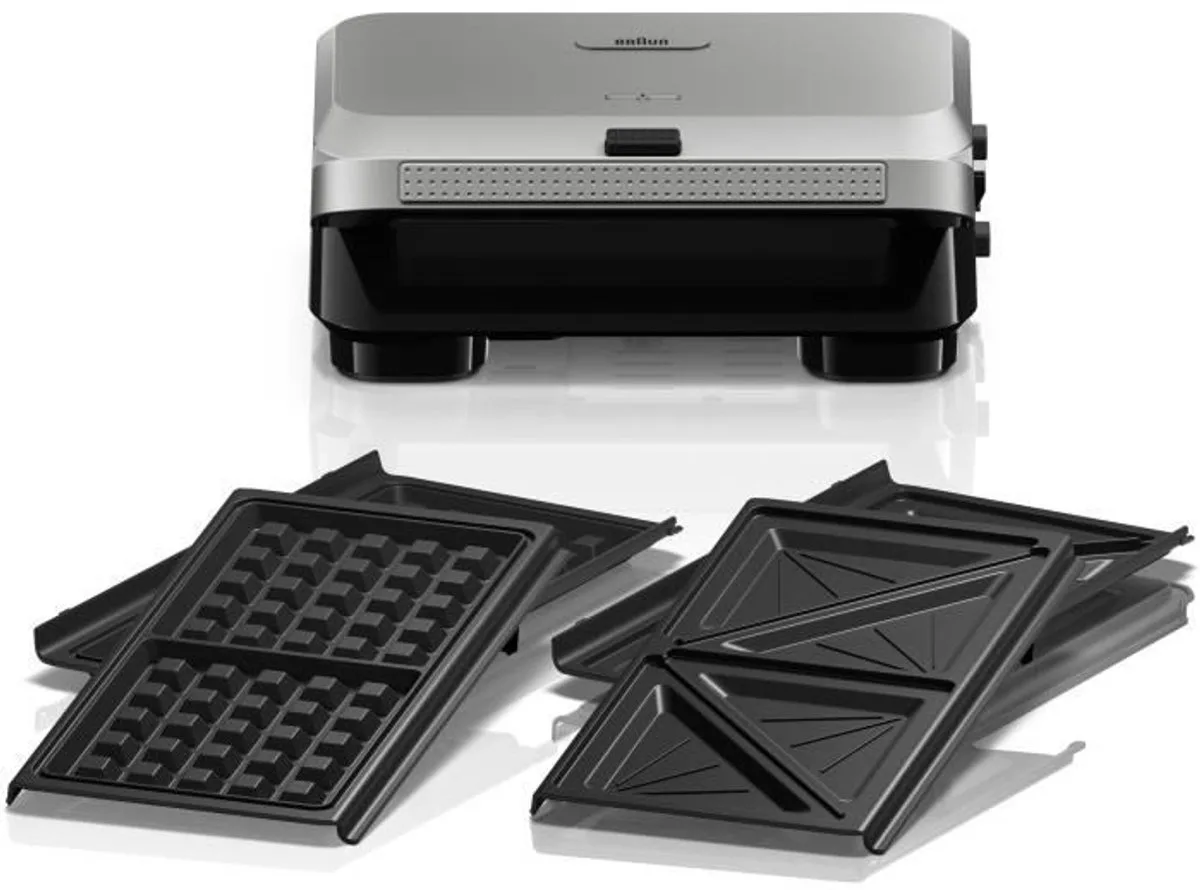 Sandwich Maker 5 SM5005 van Braun in Zilver – productfoto