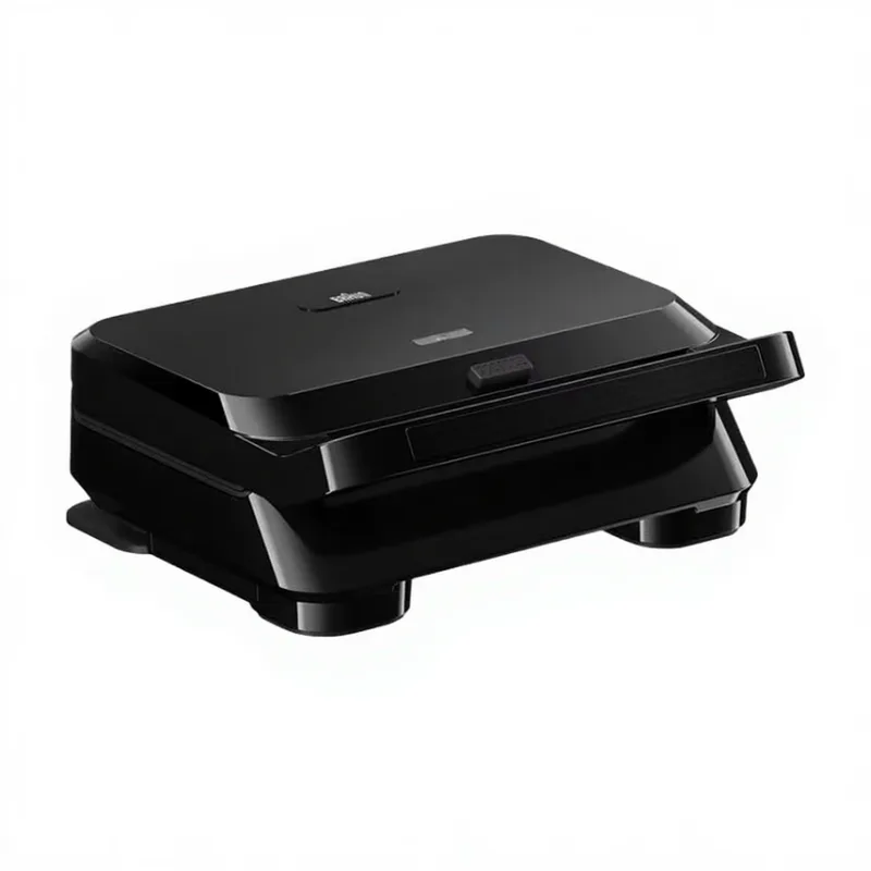SnackMaker 5 SM5000 Sandwichmaker mit abnehmbaren Sandwichplatten, Aluminiumguss, spülmaschinenfeste Platten, 800 W, schwarz de Braun – photo produit