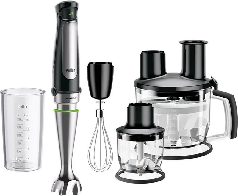 Staafmixer MultiQuick 7 MQ7085X van Braun in Zwart – productfoto