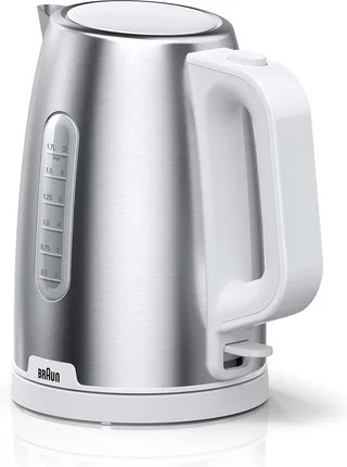 WK 1500 waterkoker 1,7 l 2200 W Wit by Braun in Roestvrijstaal – product photo 1 of 2