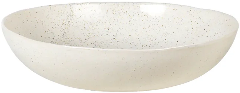 Nordic Vanilla Servies Salade schaal Ø34,5 x H7,5 cm Salad Bowl von Broste Copenhagen in Nordic Vanilla Salad Bowl – Produktfoto