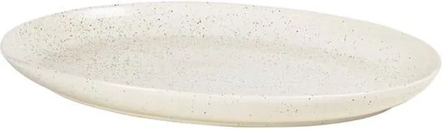Ovale bord 'Nordic Vanilla' - Maat M