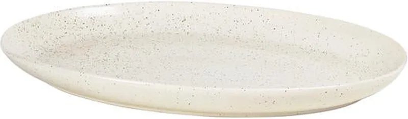 Ovale bord 'Nordic Vanilla' - Maat M de Broste Copenhagen en Crème – photo produit