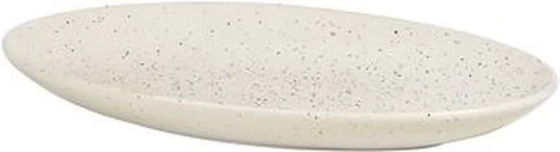 Ovale bord 'Nordic Vanilla' - Maat S van Broste Copenhagen in Crème – productfoto