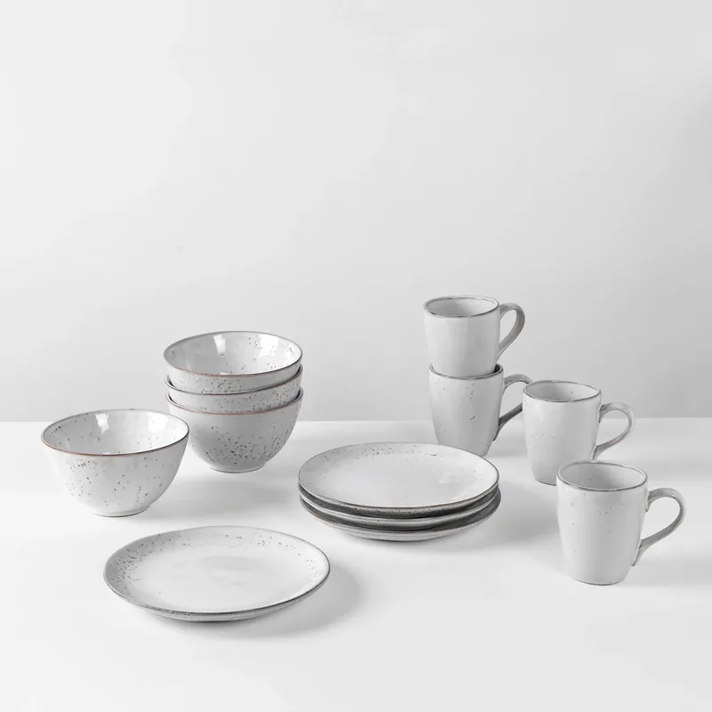 Servies set ONTBIJT van Broste Copenhagen in Nordic sand – productfoto