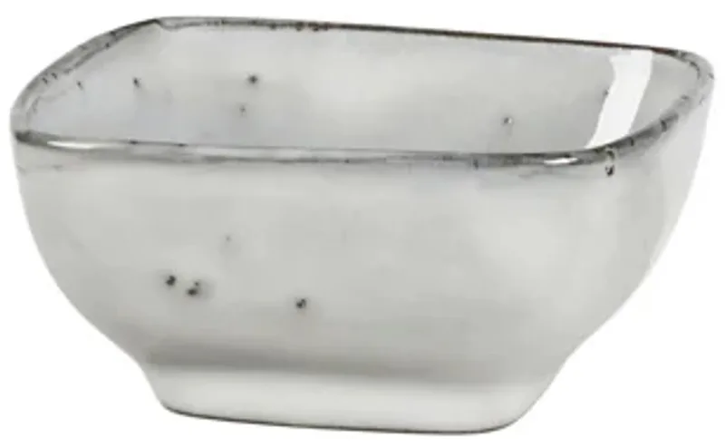 T Nordic Sand Bowl Square set van 4 - 7.5 x 8 x 4 cm de Broste Copenhagen en Blanc – photo produit