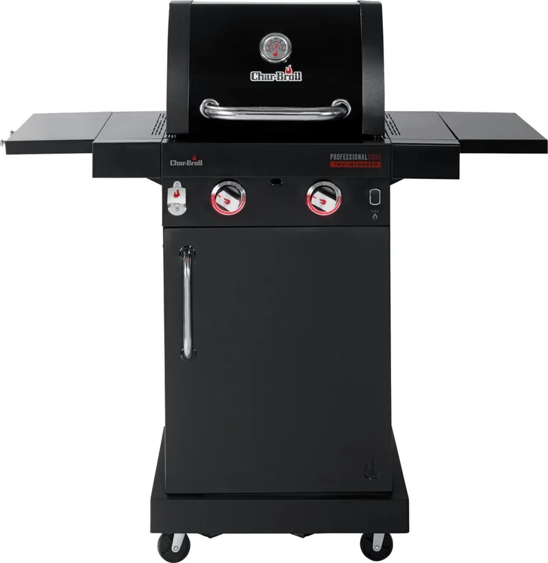 Professional CORE B 2 Grill Verrijdbaar Gas Zwart, Roestvrijstaal 6150 W by Char-Broil in Black, Roestvrijstaal – product photo