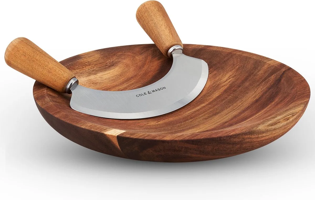 Ashden Wiegemes & Snijplank - Acacia - Ø 24cm von Cole & Mason in Hout – Produktfoto