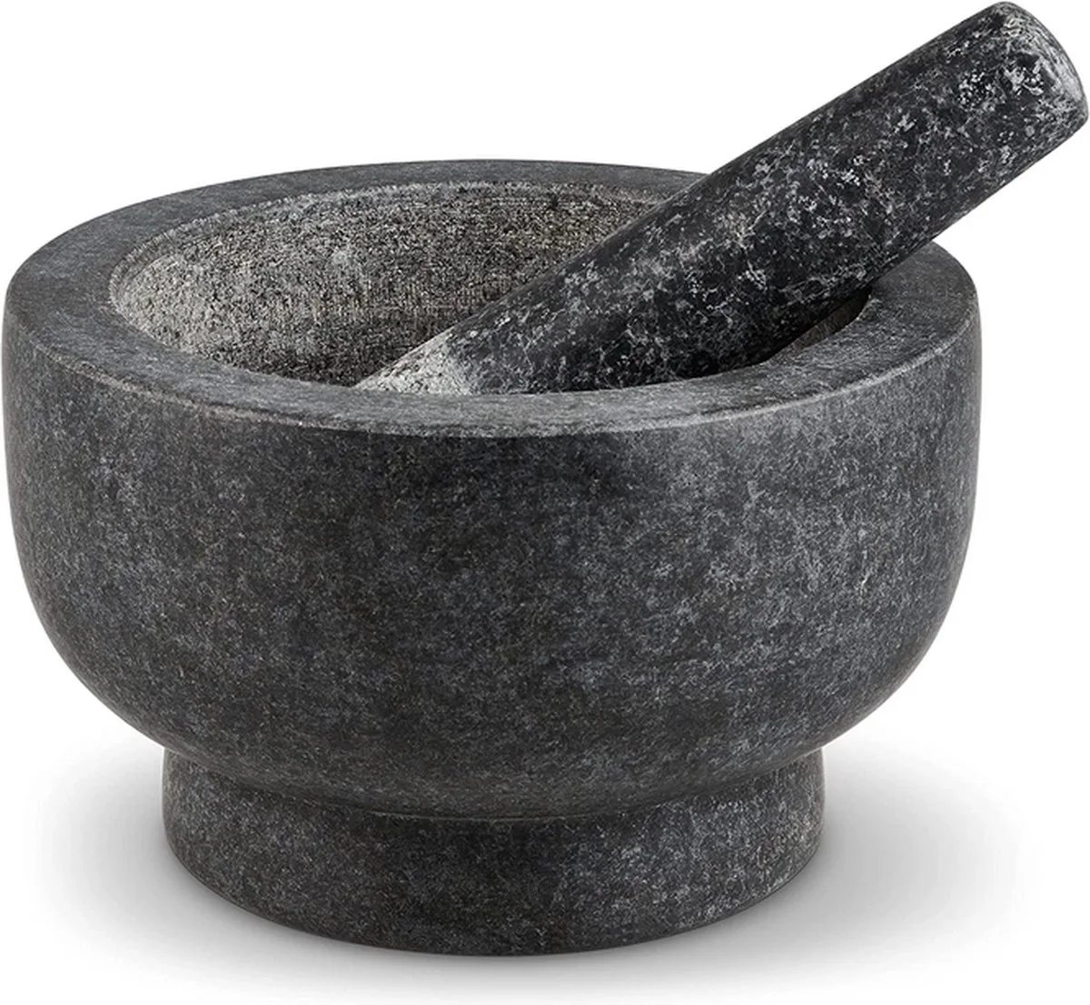 Clavering Vijzel met Stamper – Graniet – 20 cm – Voor Kruiden & Specerijen van Cole & Mason in Grijs – productfoto