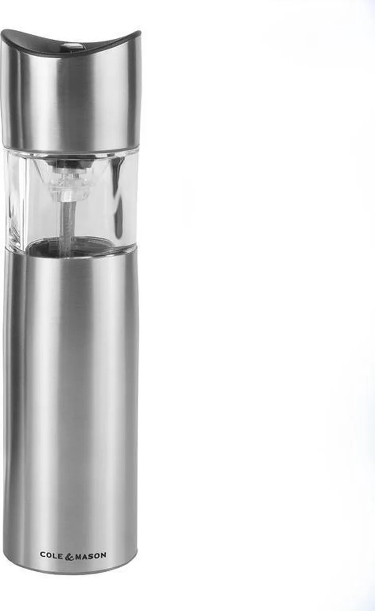 Inverta Penrose Peper- of Zoutmolen - Elektronisch - 21cm fra Cole & Mason i Rvs – produktbillede