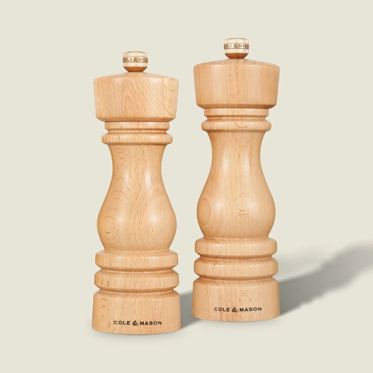 London Beech Peper- & zoutmolen - 18cm van Cole & Mason in Beuken – productfoto