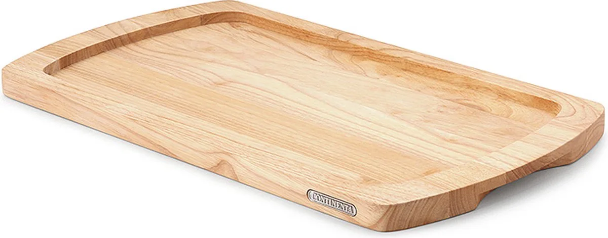 Brood Snijplank - Rubberwood - 45cm van Continenta in Bruin – productfoto