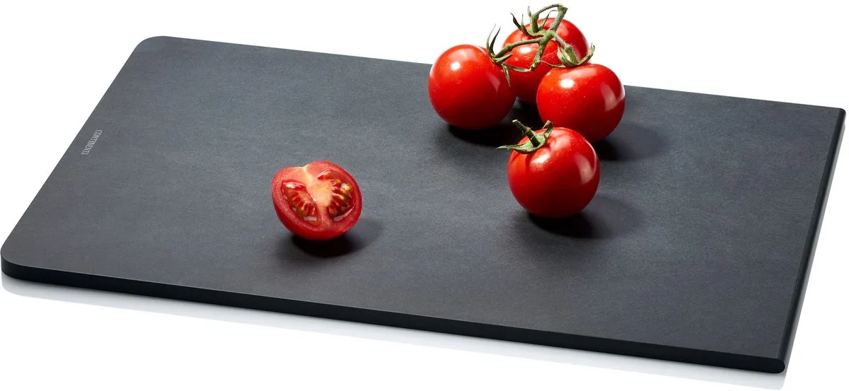 Duracore snijplank, keukenplank, serveerplank, houtvezel, 34,5 x 24 cm, 5312 fra Continenta i Sort – produktbillede
