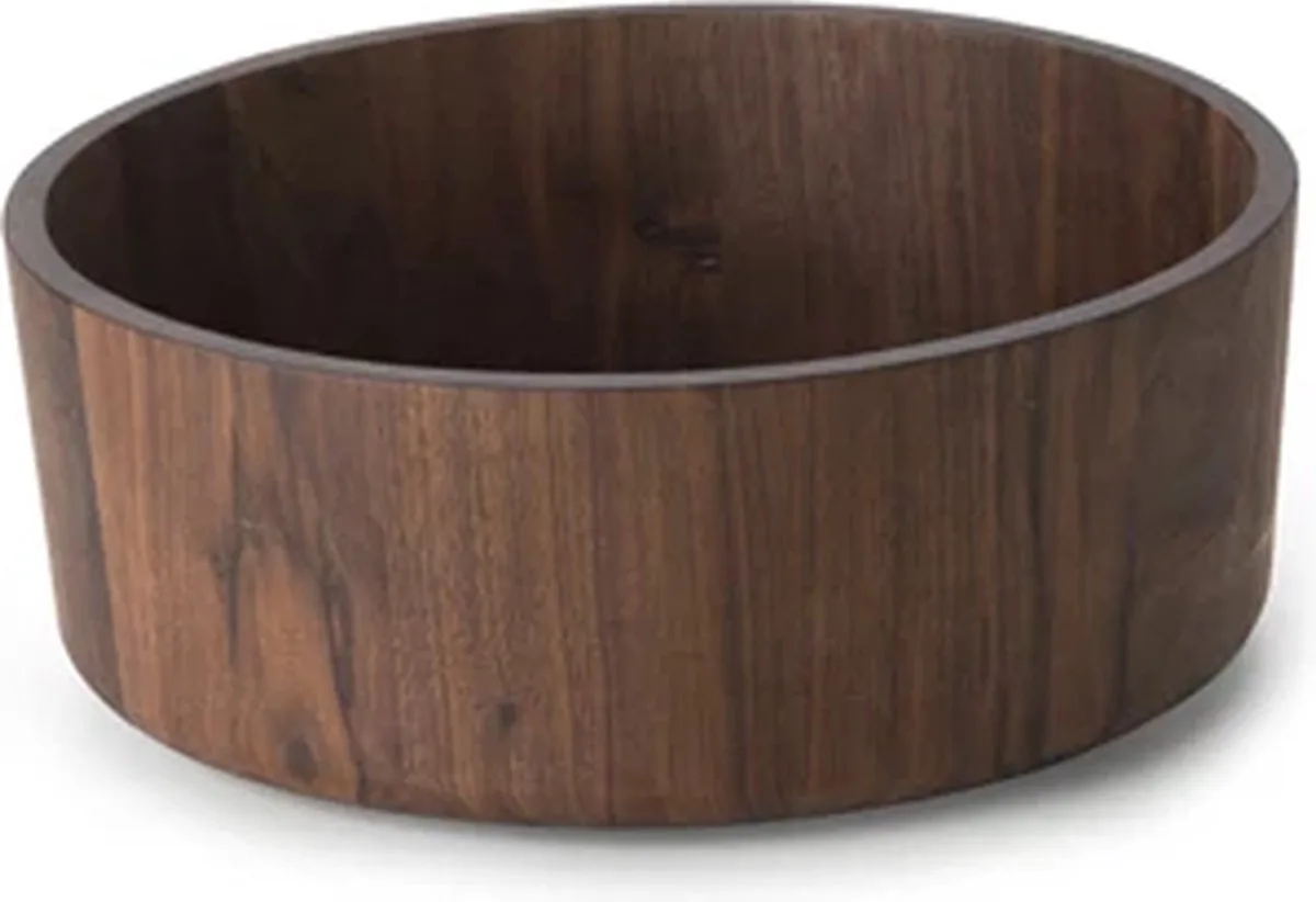ronde slakom D31cm H12cm walnoot de Continenta en Marron – photo produit