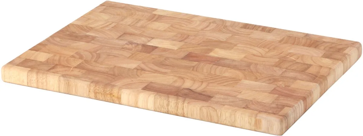 snijplank, kopshout, keukenplank, ontbijtplank, rubberhout, 35 x 25 x 2 cm, 4017 by Continenta in Lichthout – product photo