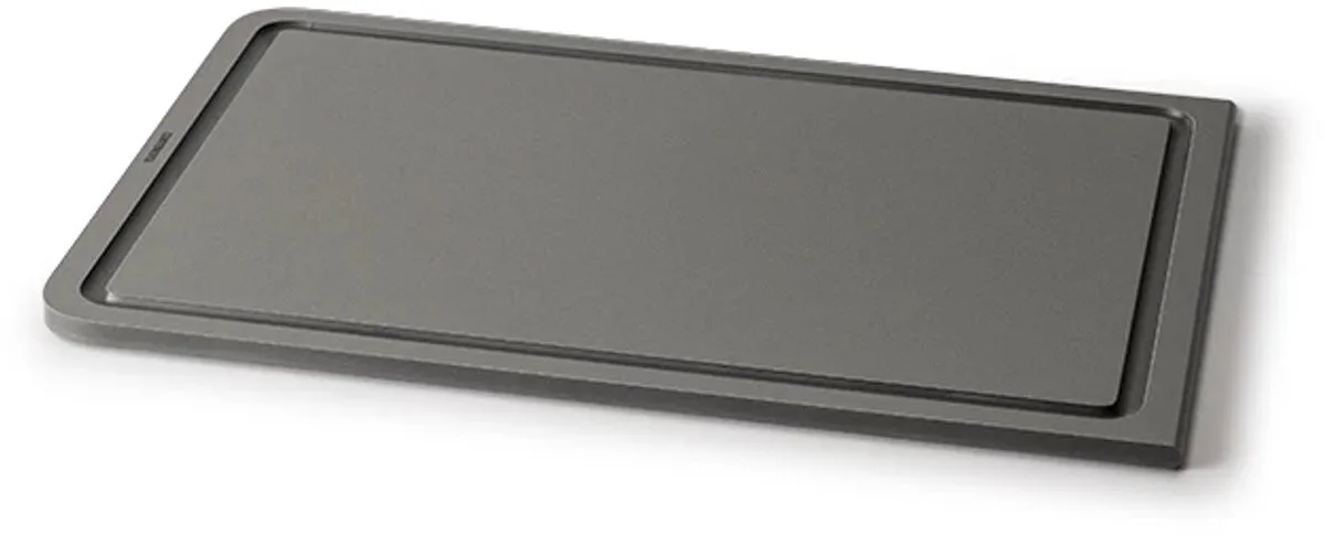 snijplank met sapgeul 38.5x27cm duracore de Continenta en Gris – photo produit