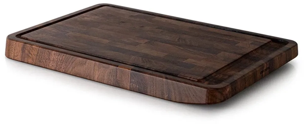 snijplank met sapgeul 42x29cm walnoot de Continenta en Marron – photo produit