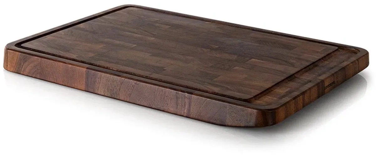 snijplank met sapgeul 46x32.5cm walnoot van Continenta in Bruin – productfoto