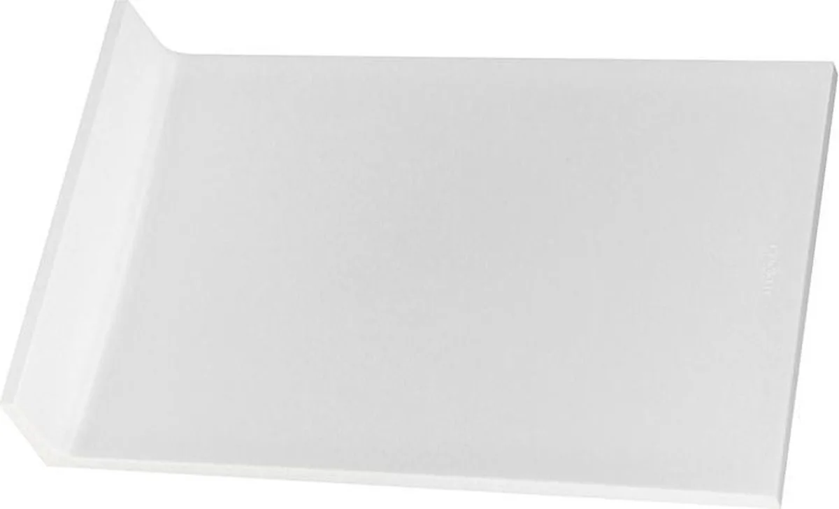 Curv Snijplank - Rechthoekig - Met opstaande rand - 25 x 30 cm van Cookut in Wit – productfoto