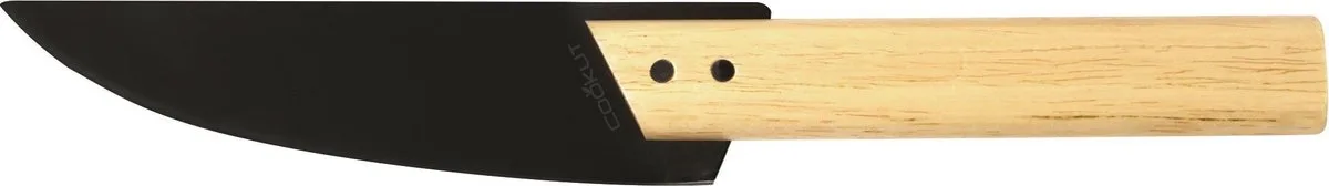 Eve Mes - Met Houten Handvat - 13 cm von Cookut in Schwarz – Produktfoto