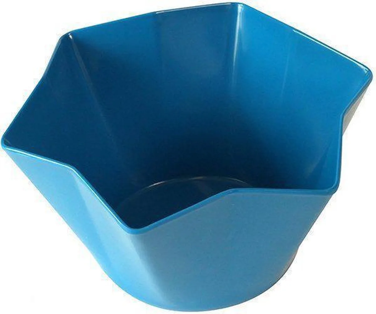 Strass Serveerschaal - Middel - Melamine - 19 cm van Cookut in Blauw – productfoto