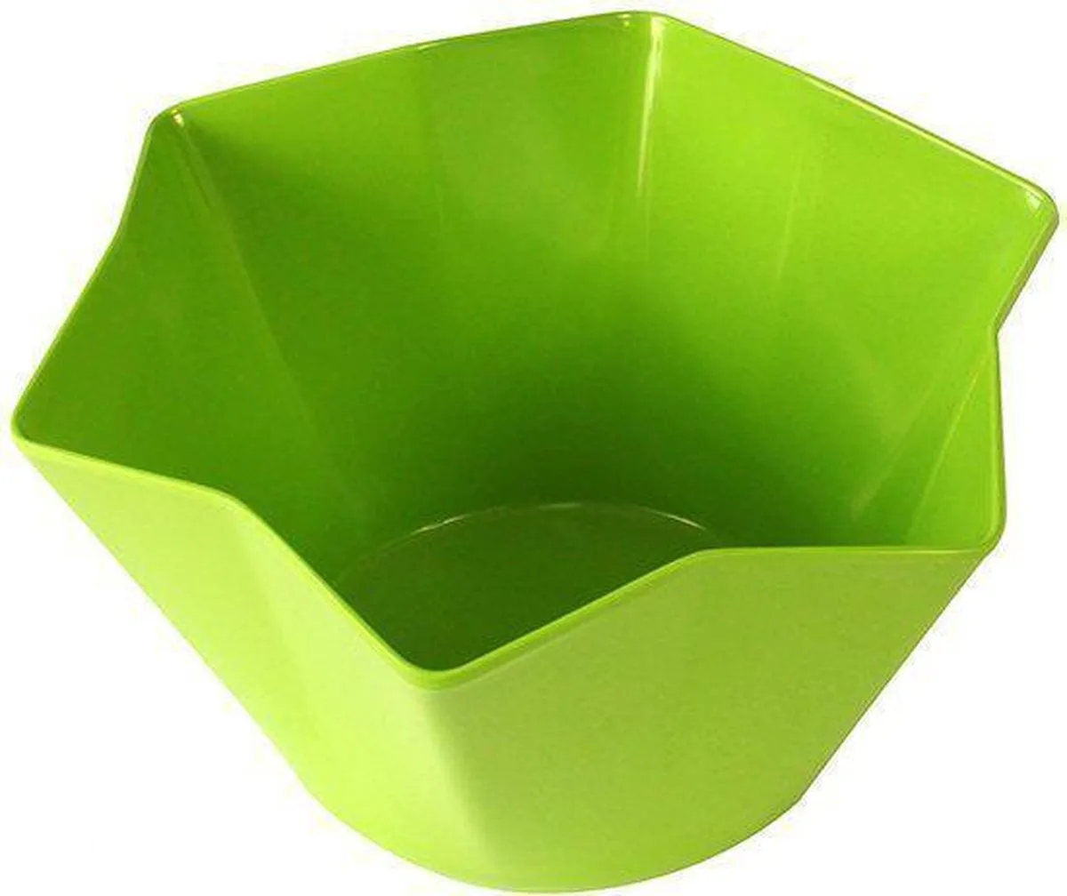 Strass Serveerschaal - Middel - Melamine - 19 cm von Cookut in Grün – Produktfoto