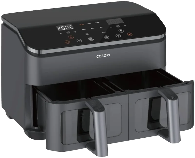 Heißluftfritteuse Dual Basket »CAF-R901-AEUR«, 8,5 Liter de Cosori en Noir – photo produit