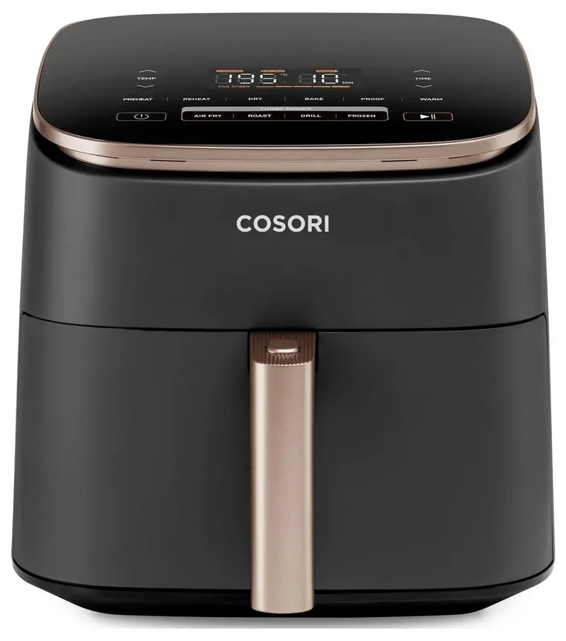 TurboBlaze – Airfryer XXL – 6L – 9 Programma’s – 30–230°C – Snelle DC Motor by Cosori in Black, Rosé Goud – product photo 2 of 2