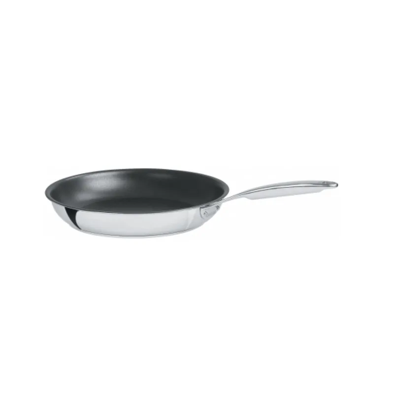 Castel’Pro koekenpan 32cm de Cristel en Inox, Noir – photo produit
