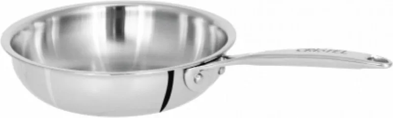 Castel’Pro sauteerpan PS18CPF van Cristel in Inox – productfoto
