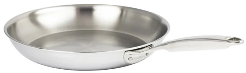 Ultraply professionele roestvrijstalen koekenpan Castel'Pro-28cm by Cristel in Inox – product photo
