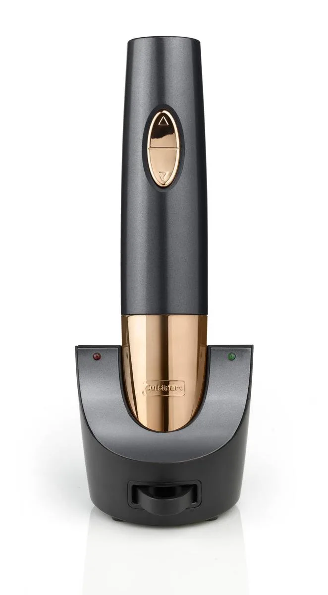 Elektrische kurkentrekker - Oplaadbare wijnopener - Flessenopener van Cuisinart in Zwart – productfoto