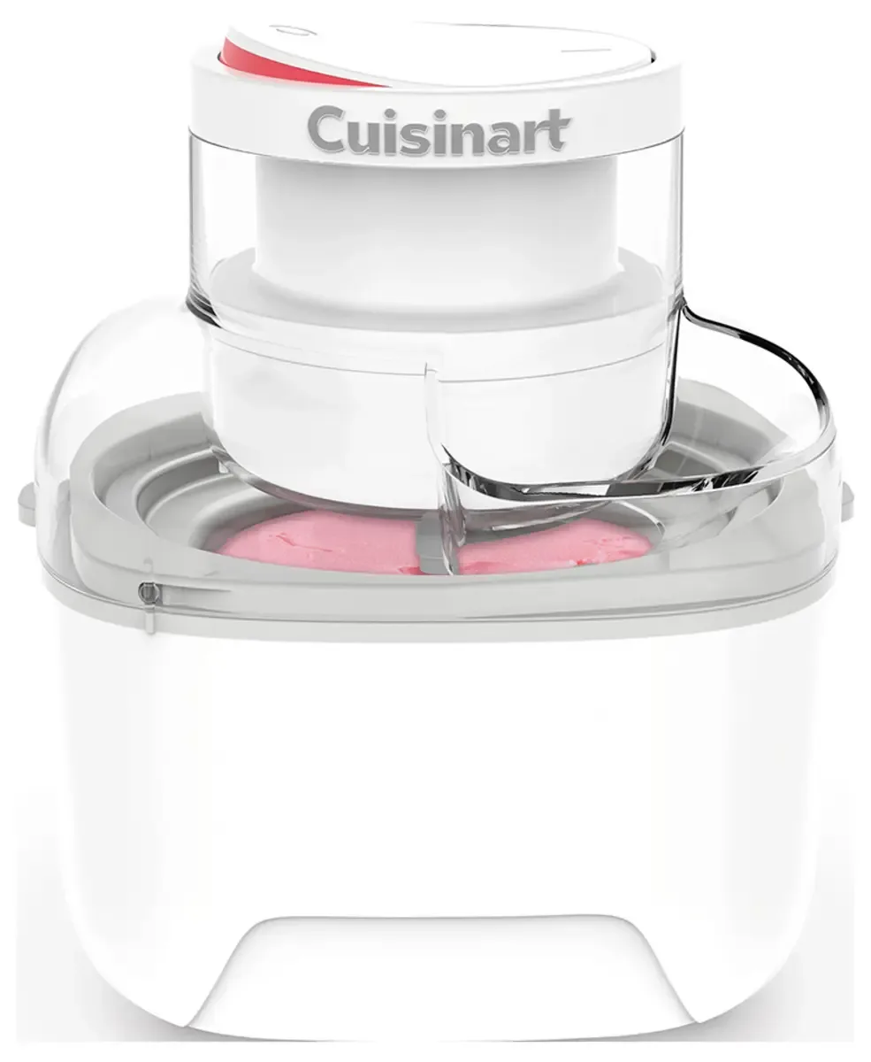 Solo Scoops IJsmachine 475 ml von Cuisinart in Grau, Transparent, Weiß – Produktfoto