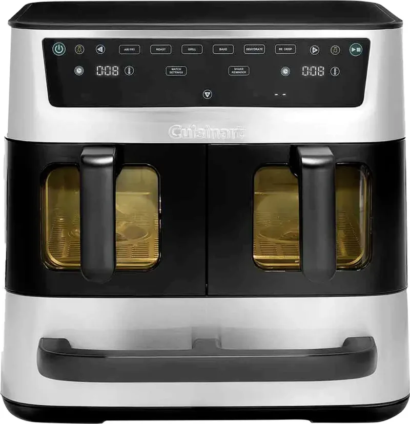 TriZone Airfryer 13.6 l Zilver, Zwart de Cuisinart en Argent, Noir – photo produit