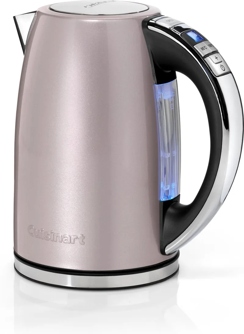 Waterkoker Multi-Temp Waterkoker - Roestvrij staal - Water koker 1,7L de Cuisinart en Rose – photo produit