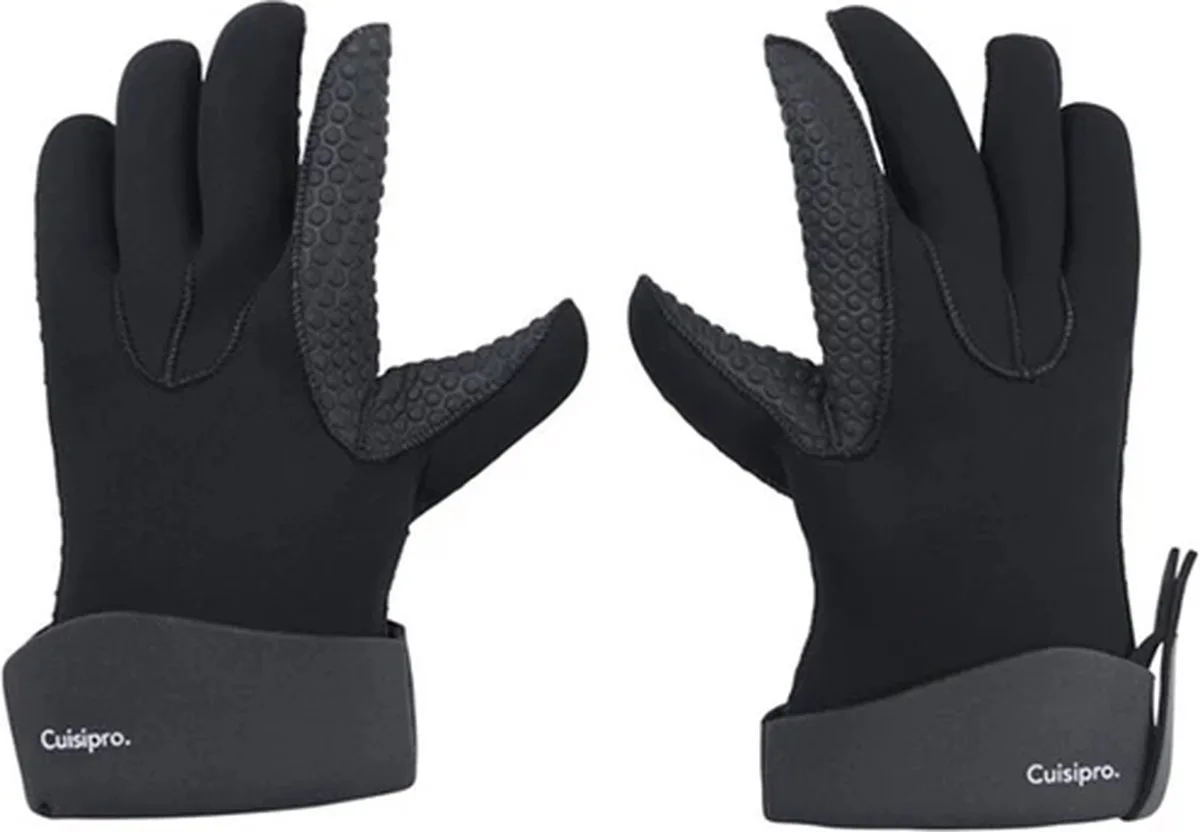 Barbecue- Ovenhandschoen Grijs 1 Paar Small Neoprene Cuisipro 100201-425 de Cuisipro en Noir – photo produit