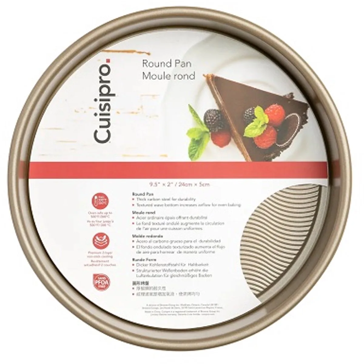 Ronde Bakvorm - 24cm van Cuisipro in Bruin – productfoto