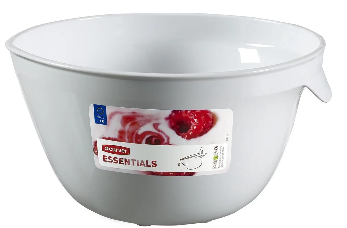 Essentials Beslagkom - 2,5L - Wit van Curver in Blauw – productfoto